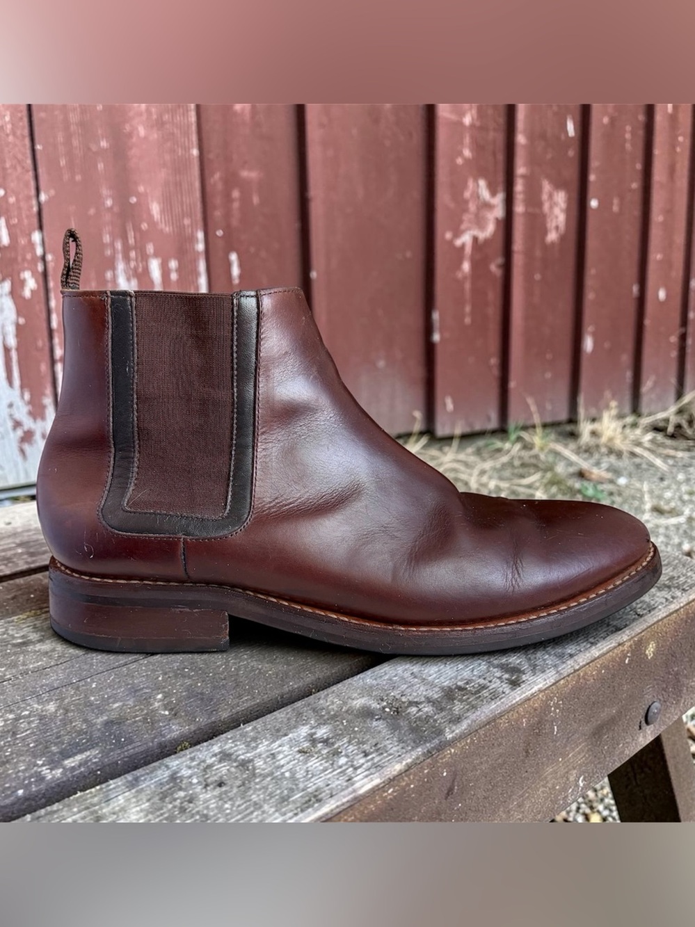 Thursday Boot Company Chelsea Duke Boots Sz 14 Brown Leather Minimalist Rugged